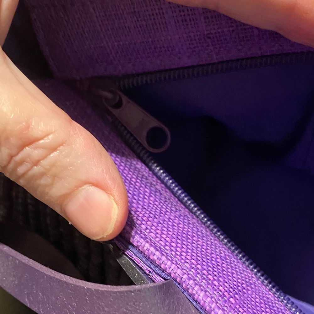 Purple Beaded Women's Bag - Picture 11 of 16